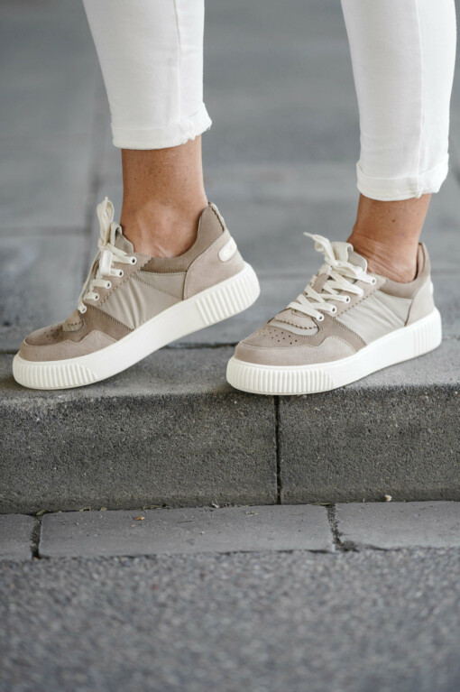 Sneaker "MAURA" taupe (CR02)