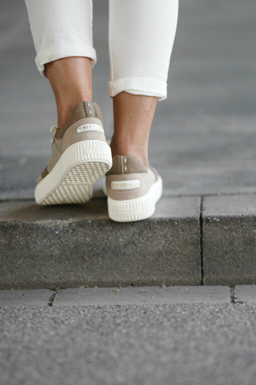 Sneaker "MAURA" taupe (CR02)