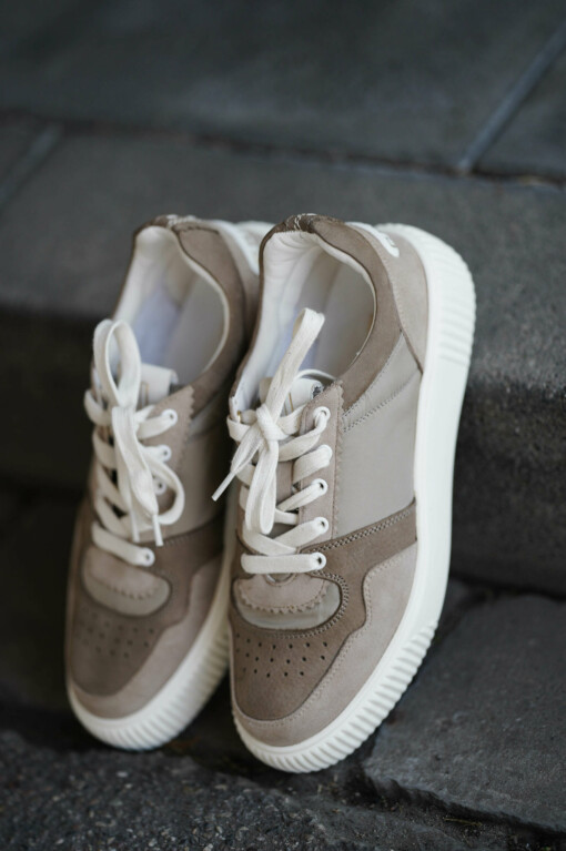 Sneaker "MAURA" taupe (CR02)
