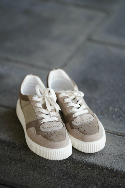 Sneaker "MAURA" taupe (CR02)