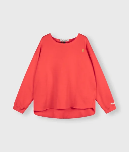 Sweatshirt "ESTELLE" coral red (10D37)