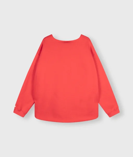 Sweatshirt "ESTELLE" coral red (10D37)