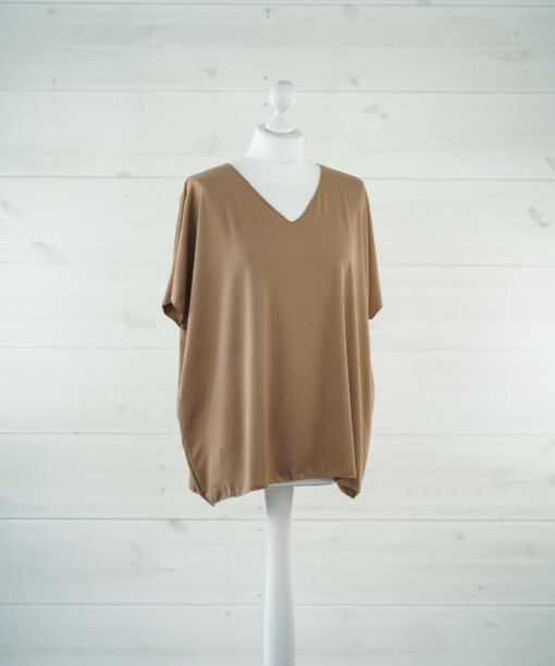 Shirt "INES" caramel (BA69)