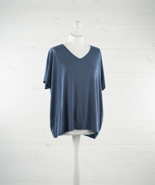 Shirt "INES" jeansblau (BA69)