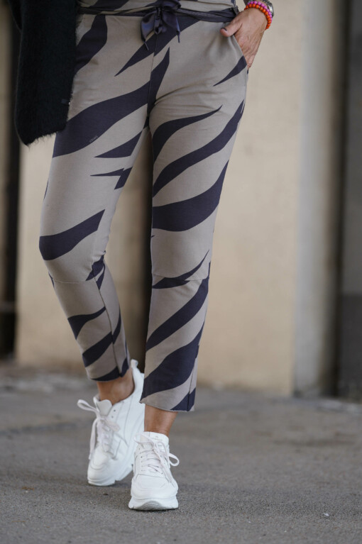 Cropped Jogger “EMILIA” warm taupe (10D10)