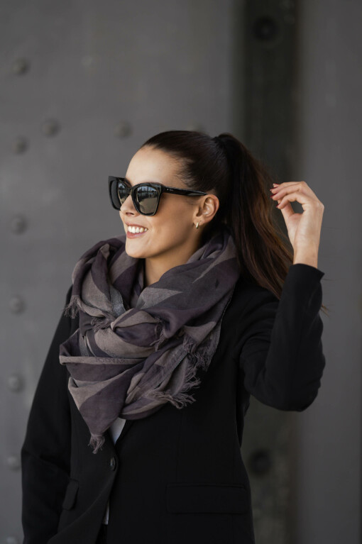 Schal “ELIANA” warm taupe (10D29)