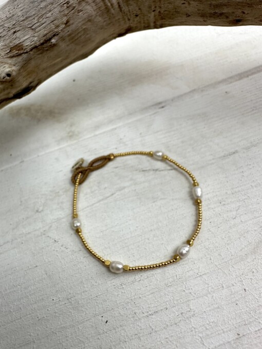 Armband "LULU ROUND PEARL" (IBU34)
