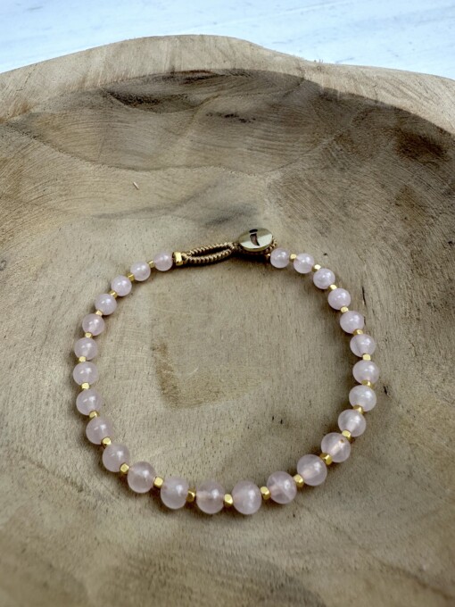 Armband "BO ROUND" rose (IBU20)