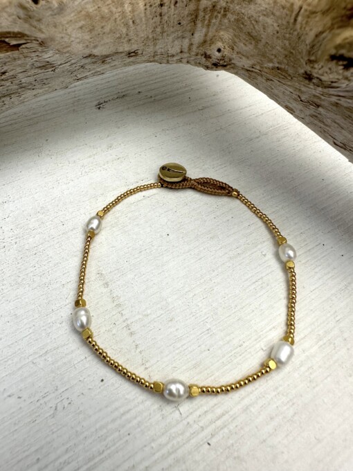 Armband "LULU ROUND PEARL" (IBU34)