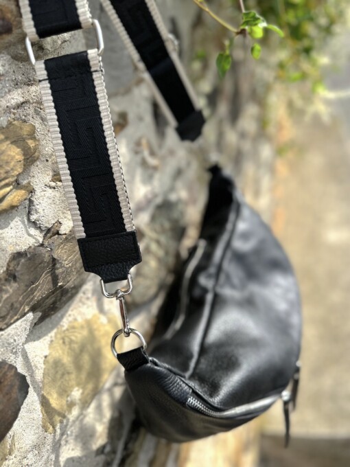Crossbag "BONNY" schwarz/silber1 (T01)