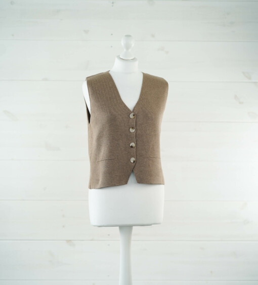 Weste "ELYSA" taupe (GW59)