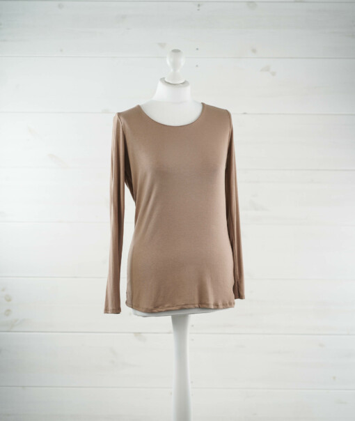 Langarmshirt "SINA" caramel (BA18)