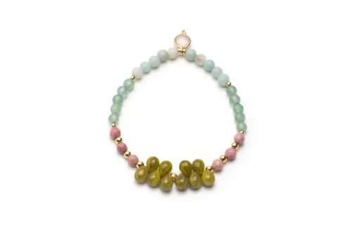 Armband "DROPS GREEN" (SSK62)