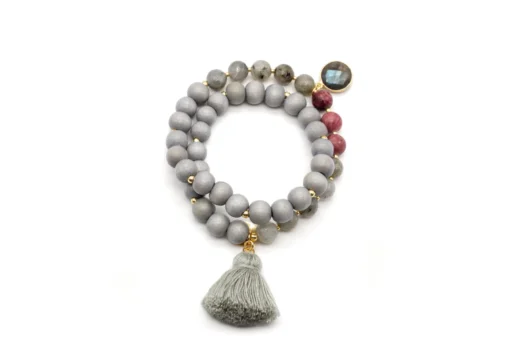 Wickelarmband "TWIN GLOOMY GREY" (SSK16)