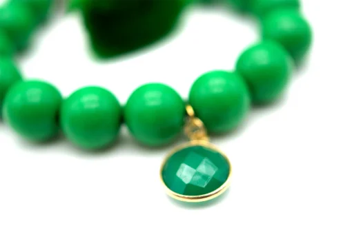 Perlenarmband "ALL GREEN" (SSK36)