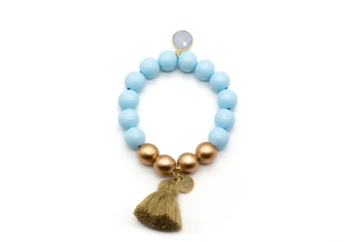 Perlenarmband "BABY BLUE" (SSK37)