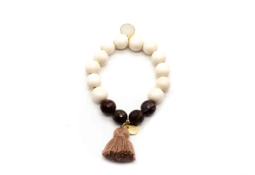 Perlenarmband "MACADAMIA" (SSK29)