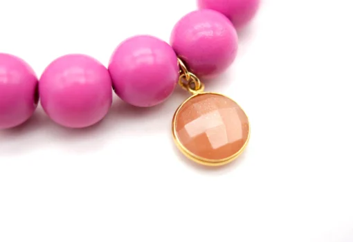 Perlenarmband "PINK PEPPER" (SSK27)