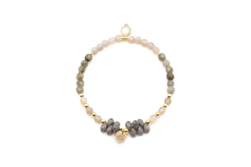 Armband "DROPS GREY" (SSK58)