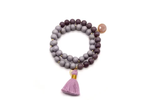 Wickelarmband "TWIN WILDE MAUVE" (SSK24)