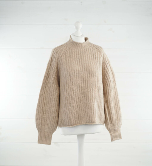 Grobstrickpullover "EILEEN" camel (GW16)