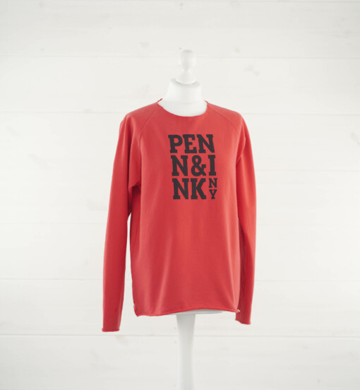 Soft Sweater "POLLY" red/navy (PI52)