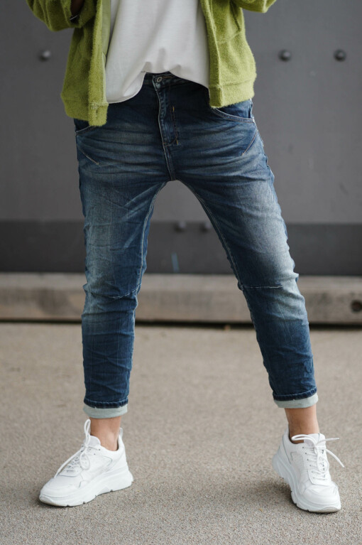 Boyfriend Jeans "ELENA" jeansblau (H08)