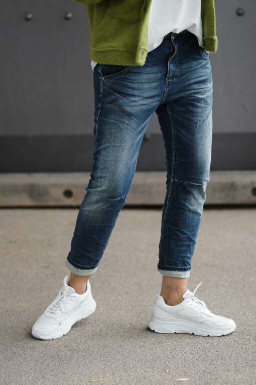Boyfriend Jeans "ELENA" jeansblau (H08)
