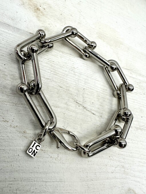 Bracelet "PINK" silver (IC07)