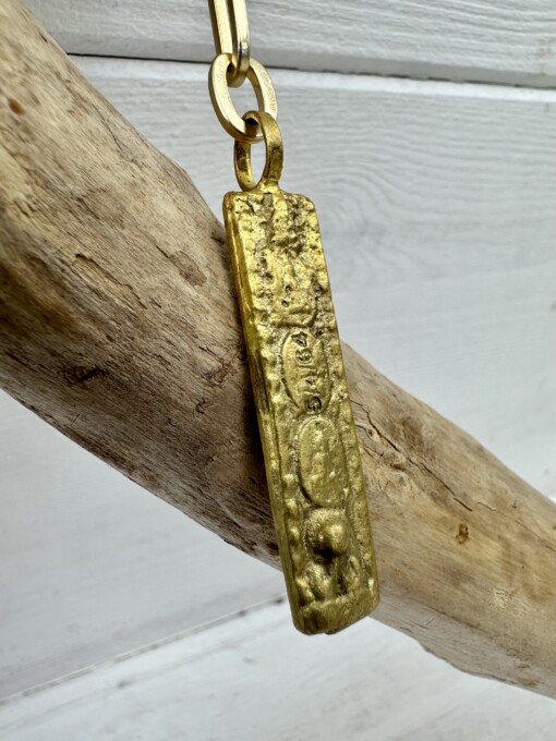 Necklace "ZOE-15" gold matt (IC34)