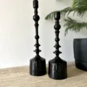 Kerzenständer “DAFINA” schwarz Gr. 1+2 (LI64)