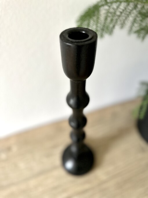 Kerzenständer "DALIA" schwarz Gr. 1 (LI65)
