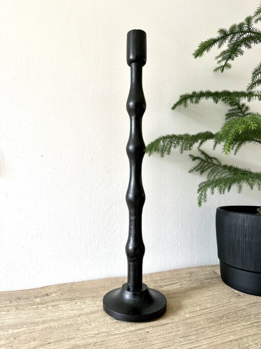 Kerzenständer "DALIA" schwarz Gr. 2 (LI65)