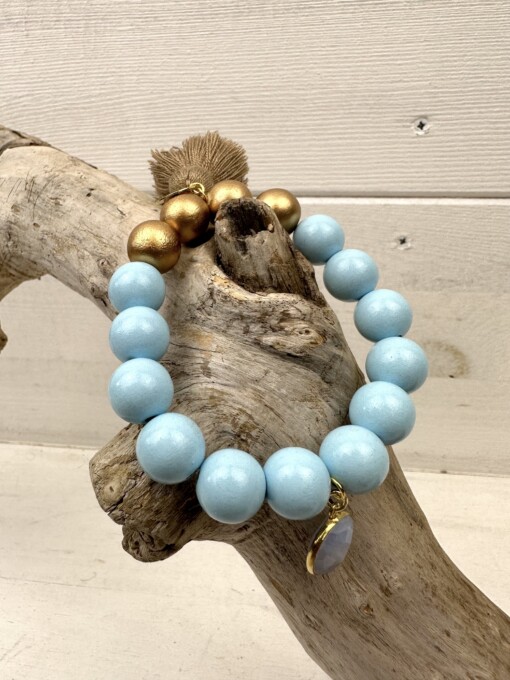 Perlenarmband "BABY BLUE" (SSK37)