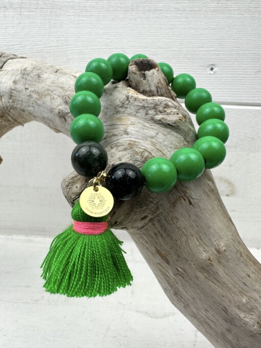 Perlenarmband "ALL GREEN" (SSK36)