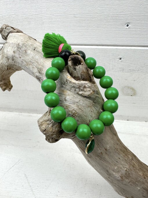 Perlenarmband "ALL GREEN" (SSK36)