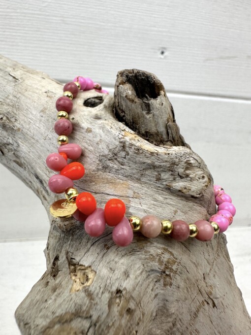 Armband "DROPS PINK" (SSK59)