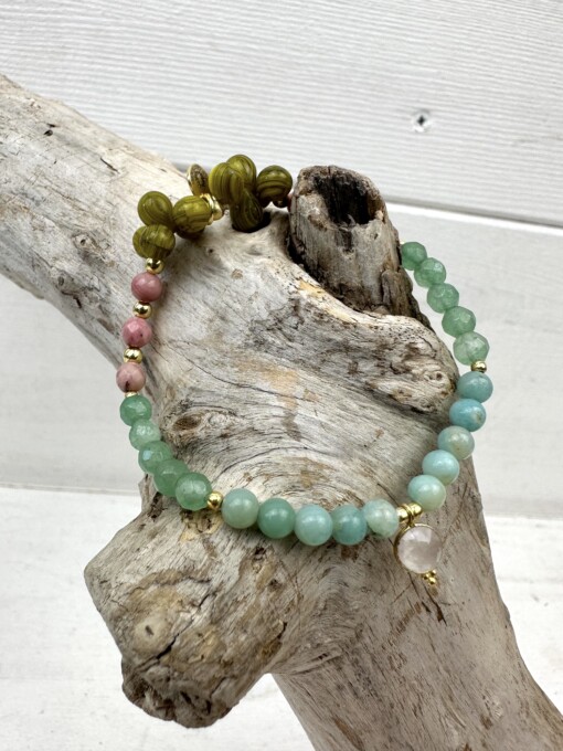 Armband "DROPS GREEN" (SSK62)