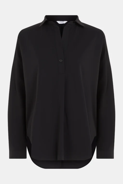 elastische Bluse "MAGDA" black (PI62)