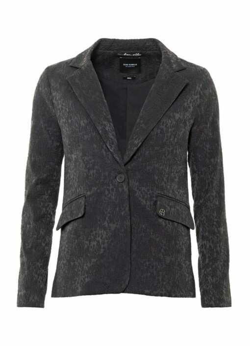 Blazer "LAURA" black jacquard (ER72)