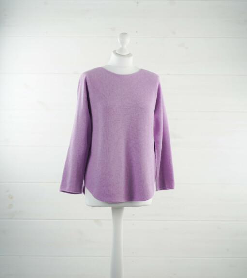 Feinstrickpulli "PENELOPE" flieder (GW19)