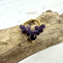 Perlenring “DROPS PURPLE” (SSK74)