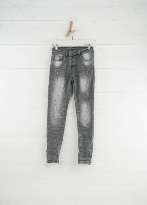 Jeans "LEXIE" stonewashed grau (H64)