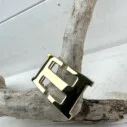 Gürtelschließe “SMILE” gold-shining (UJ02)