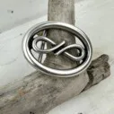Gürtelschließe “ENDING” silver (UJ02)