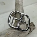 Gürtelschließe “MOTION” silver (UJ02)