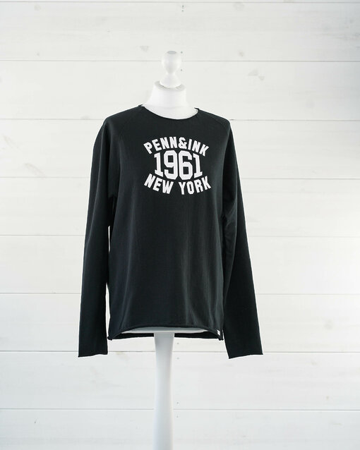 Sweater "WIEBKE" black/white (PI87)