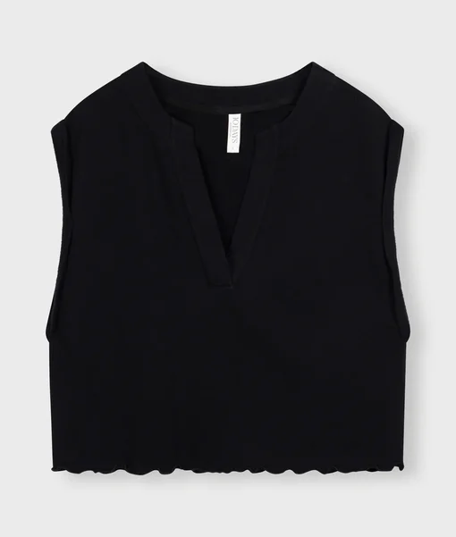 Relaxed fit Top "GRACE" black (10D01)