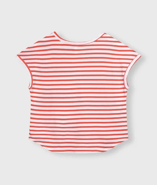 Shirt "LILIAN" white/poppy red (10D38)