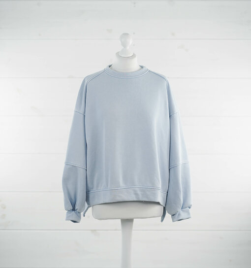 Lässiges Sweatshirt “MISSY” hellblau (GW66)